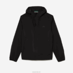 Lacoste מעיל מסלול קצר עמיד למים DZ4D0D388 שחור 031 גברים - Image 4