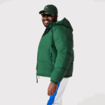 Lacoste מעיל מרופד דוחה מים DZ4D0D1211 ירוק 132 גברים - Image 3