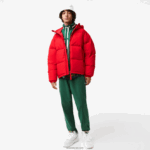 Lacoste מעיל מרופד דוחה מים DZ4D0D1212 אדום 240 גברים - Image 2