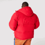 Lacoste מעיל מרופד דוחה מים DZ4D0D1212 אדום 240 גברים - Image 3