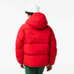 Lacoste מעיל מרופד דוחה מים DZ4D0D1212 אדום 240 גברים - Image 4