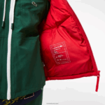 Lacoste מעיל מרופד דוחה מים DZ4D0D1212 אדום 240 גברים - Image 6