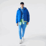 Lacoste מעיל מרופד דוחה מים DZ4D0D1213 כחול k1q גברים - Image 2