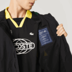 Lacoste מעיל ניילון בלוק מורשת DZ4D0D1238 שחור צהוב tj6 גברים - Image 7