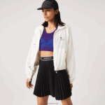 Lacoste מעיל ניילון מרופד רשת DZ4D0D2626 לבן 70V נשים - Image 2