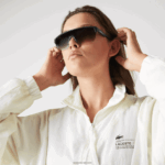 Lacoste מעיל ניילון מרופד רשת DZ4D0D2626 לבן 70V נשים - Image 3