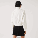 Lacoste מעיל ניילון מרופד רשת DZ4D0D2626 לבן 70V נשים - Image 4