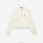 Lacoste מעיל ניילון מרופד רשת DZ4D0D2626 לבן 70V נשים - Image 6