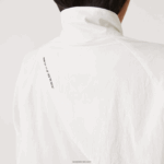 Lacoste מעיל ניילון מרופד רשת DZ4D0D2626 לבן 70V נשים - Image 8