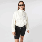 Lacoste מעיל ניילון מרופד רשת DZ4D0D2626 לבן 70V נשים - Image 10
