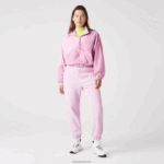 Lacoste מעיל ניילון מרופד רשת DZ4D0D2627 ורוד z4h נשים - Image 11