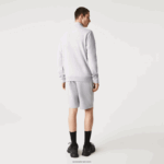 Lacoste מעיל צמר פיקה צווארון סטנד רוכסן DZ4D0D1036 chine אפור cca גברים - Image 3