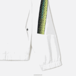 Lacoste מעיל קפוצ'ון פוליאסטר ממוחזר טניס DZ4D0D381 לבן נייבי כחול צהוב x1i גברים - Image 3