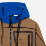 Lacoste מעיל רוח ניילון DZ4D0D2620 חום כחול 9fg נשים - Image 2