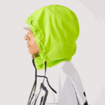 Lacoste מעיל רוח ניילון DZ4D0D2621 לבן צהוב ug5 נשים - Image 10