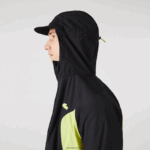 Lacoste מעיל רוח ספורט אריזה DZ4D0D1254 שחור צהוב 60r גברים - Image 4
