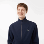 Lacoste מעיל רוח עמיד למים גולף עם רוכסן DZ4D0D394 כחול כהה 423 גברים - Image 2