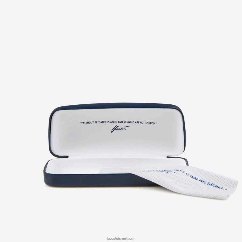 Lacoste משקפי שמש בלוק צבע מלבן DZ4D0D2308 שחור מט 001 גברים - Image 7