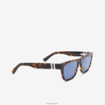 Lacoste משקפי שמש בצורת מלבן אצטט l.12.12 DZ4D0D2184 הוואנה מט 230 גברים - Image 7