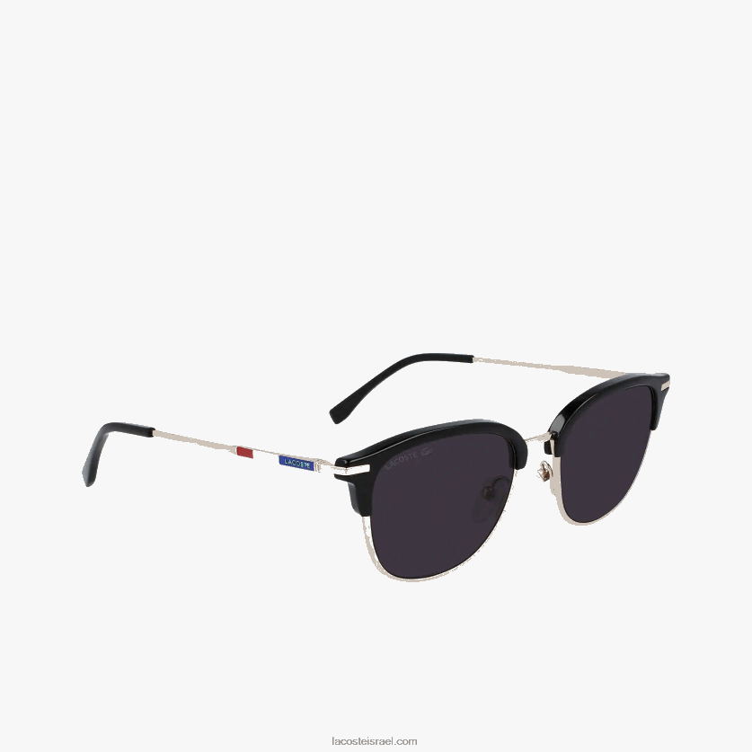 Lacoste משקפי שמש סגלגל ממתכת novak djokovic DZ4D0D1929 זהב 714 גברים - Image 3