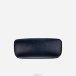 Lacoste משקפי שמש סגלגלים מעור קרוקו אצטט DZ4D0D2920 שחור מט 001 נשים - Image 8