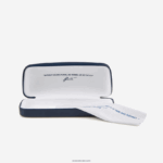 Lacoste משקפי שמש סגלגלים מעור קרוקו אצטט DZ4D0D2920 שחור מט 001 נשים - Image 9