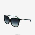 Lacoste משקפי שמש פרפר אצטט צינורי מקדש DZ4D0D2906 שחור מט 001 נשים - Image 2