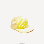 Lacoste ניאופרן בהדפס תנין וכובע רשת DZ4D0D2304 צהוב 6xp גברים - Image 3