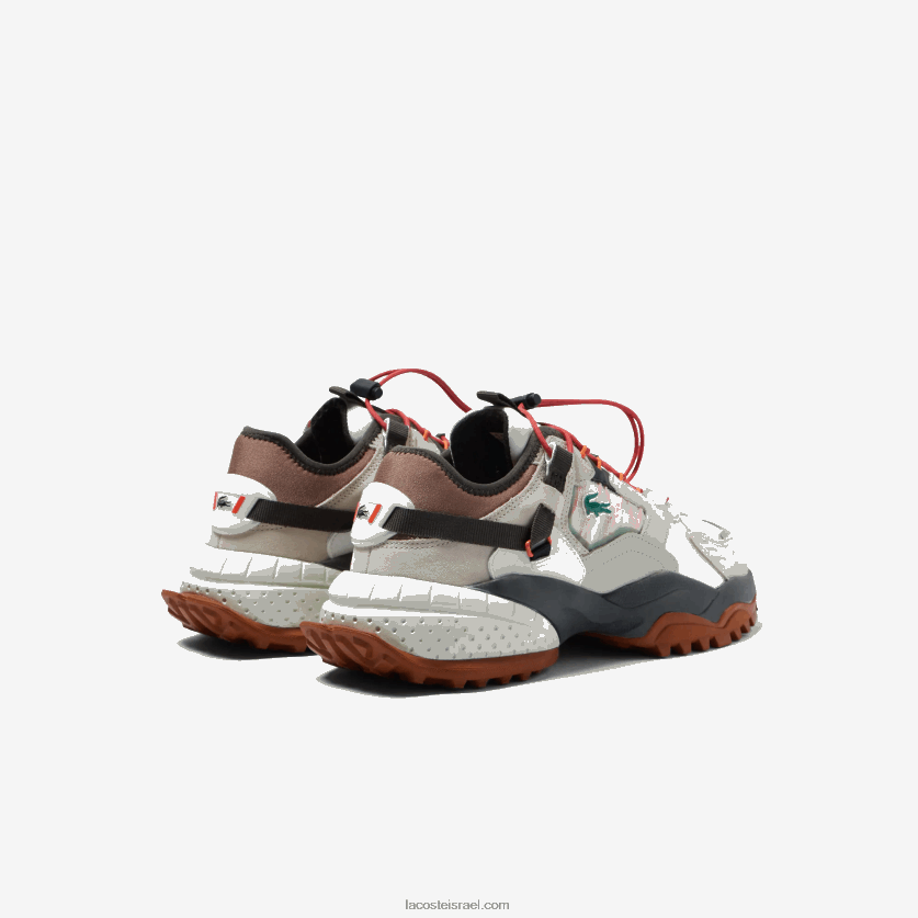 Lacoste נעלי חוץ מטקסטיל l-guard breaker DZ4D0D1777 אוף לבן וחום ow8 גברים - Image 3