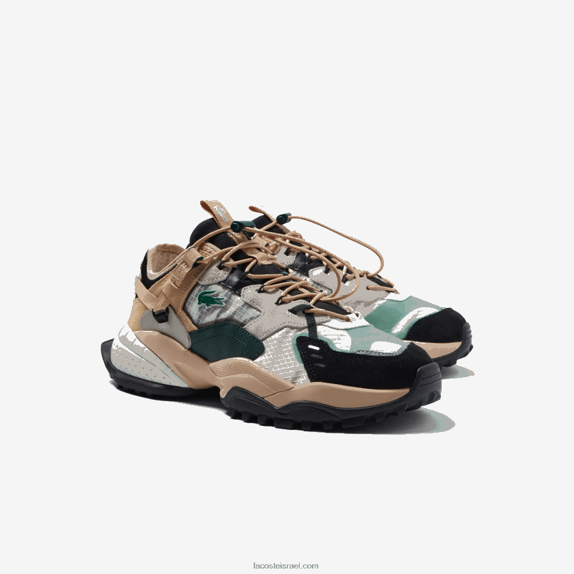 Lacoste נעלי חוץ מטקסטיל l-guard breaker DZ4D0D1778 שחור טבעי nb1 גברים - Image 2