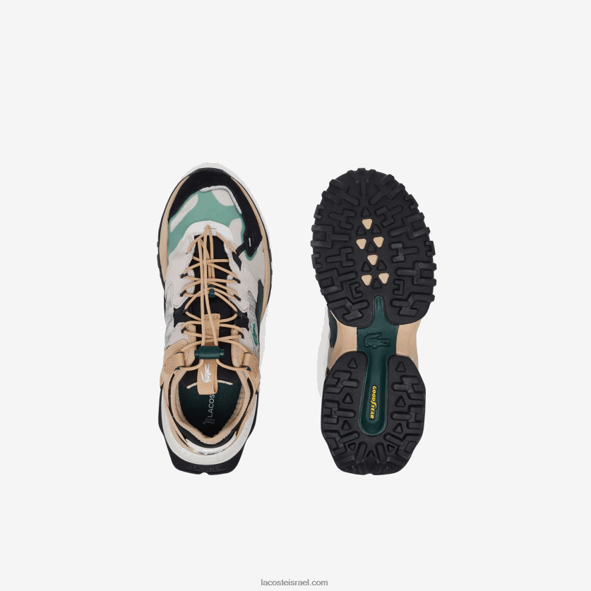 Lacoste נעלי חוץ מטקסטיל l-guard breaker DZ4D0D1778 שחור טבעי nb1 גברים - Image 4