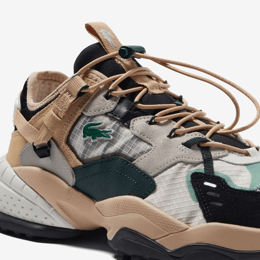 Lacoste נעלי חוץ מטקסטיל l-guard breaker DZ4D0D1778 שחור טבעי nb1 גברים - Image 6