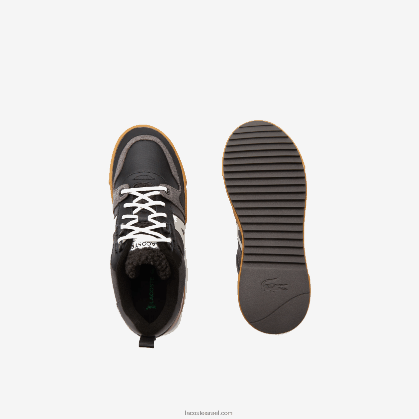 Lacoste נעלי חוץ מעור l002 לחורף DZ4D0D2728 שחור ורוד 1j1 נשים - Image 4