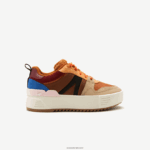 Lacoste נעלי חוץ מעור l002 לחורף DZ4D0D2729 חום ורוד 7e1 נשים