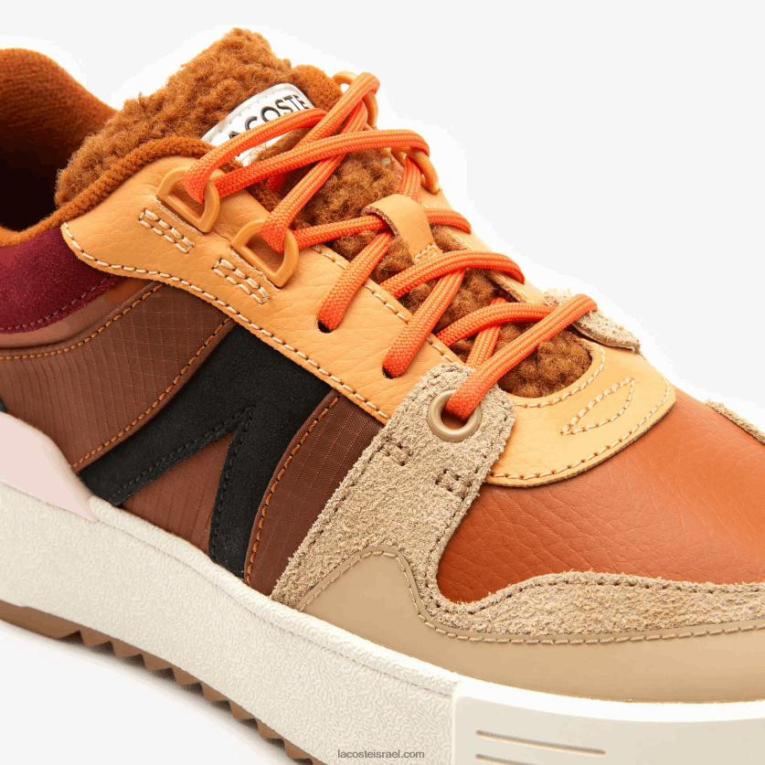 Lacoste נעלי חוץ מעור l002 לחורף DZ4D0D2729 חום ורוד 7e1 נשים - Image 6
