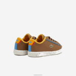 Lacoste נעלי חוץ סינתטיות של carnaby winter DZ4D0D2993 חום תכלת 2g7 תינוקות - Image 3