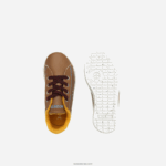Lacoste נעלי חוץ סינתטיות של carnaby winter DZ4D0D2993 חום תכלת 2g7 תינוקות - Image 4
