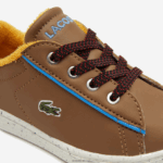 Lacoste נעלי חוץ סינתטיות של carnaby winter DZ4D0D2993 חום תכלת 2g7 תינוקות - Image 6
