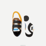 Lacoste נעלי חורף סינתטיות t-clip DZ4D0D3303 אוף לבן וצהוב ht3 ילדים - Image 4