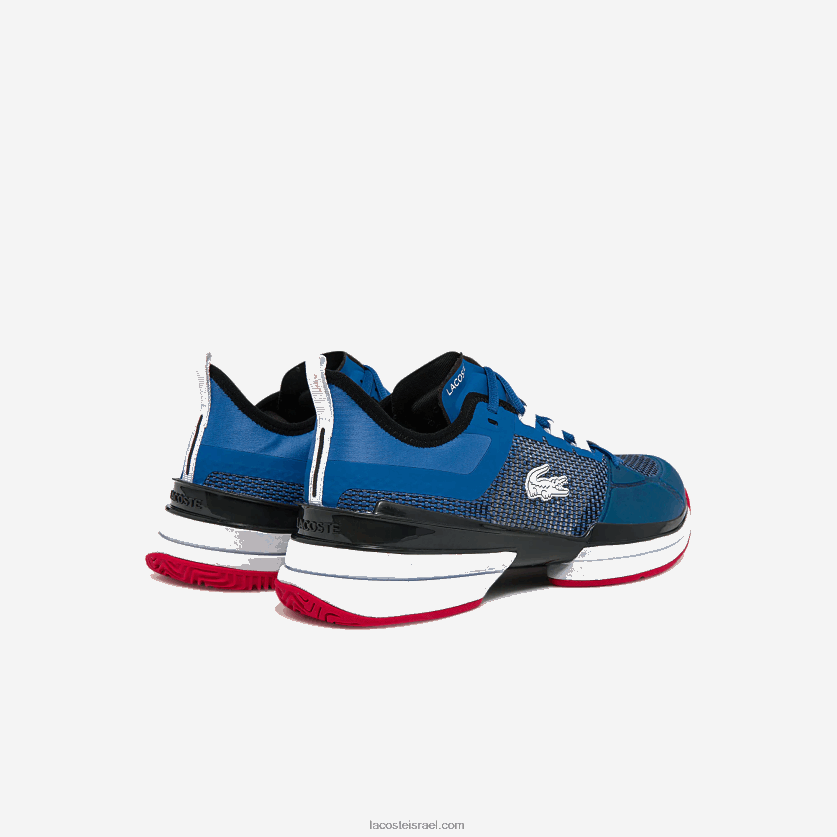 Lacoste נעלי טניס ag-lt21 ultra textile DZ4D0D1852 כחול לבן 221 גברים - Image 2