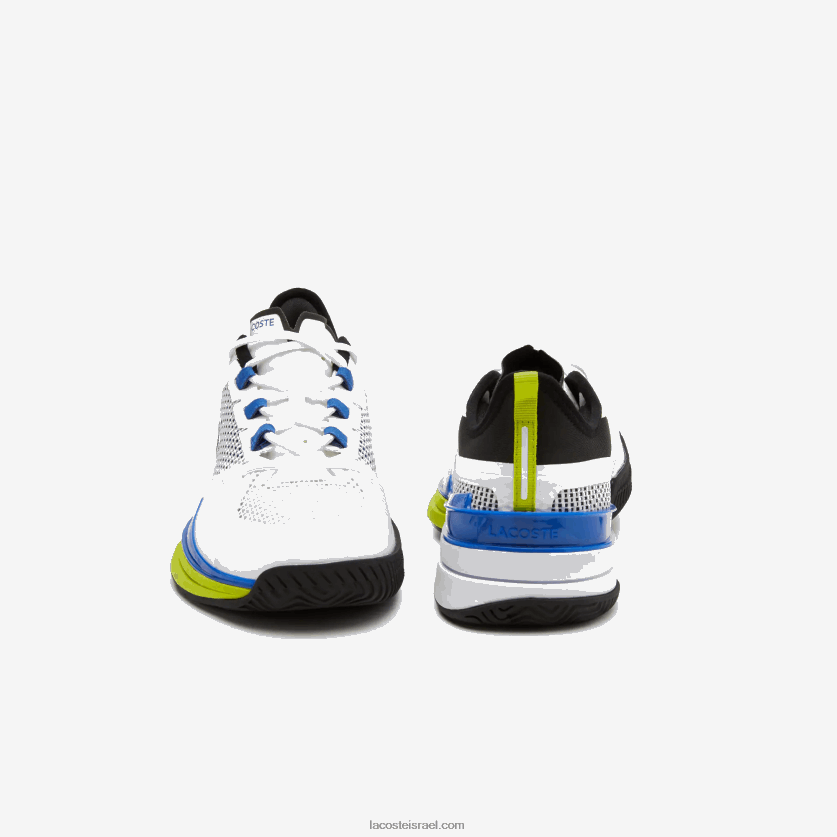 Lacoste נעלי טניס ag-lt21 ultra textile DZ4D0D1893 לבן/כחול 080 גברים - Image 4