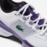 Lacoste נעלי טניס ag-lt21 ultra textile DZ4D0D2756 לבן וסגול z54 נשים - Image 6