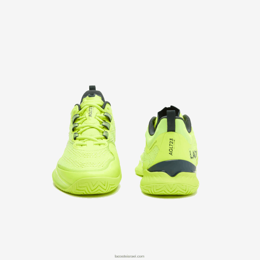 Lacoste נעלי טניס ag-lt23 ultra textile DZ4D0D2688 צהוב צהוב 2t7 נשים - Image 5