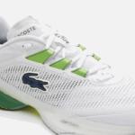 Lacoste נעלי טניס ag-lt23 ultra textile DZ4D0D2689 לבן/ירוק 082 נשים - Image 6