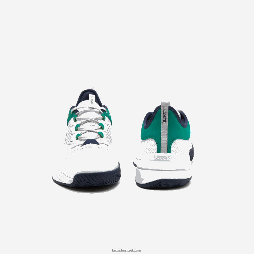 Lacoste נעלי טניס מטקסטיל ag-lt21 DZ4D0D1903 לבן/ירוק 082 גברים - Image 5