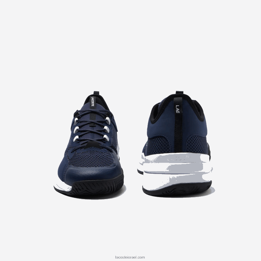 Lacoste נעלי טניס מטקסטיל ag-lt21 DZ4D0D1904 נייבי ולבן 092 גברים - Image 5