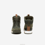 Lacoste נעלי טקסטיל וחוץ אורבני שובר DZ4D0D1891 ירוק כהה & אוף לבן 1x3 גברים - Image 5