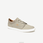 Lacoste נעלי סירה מעור bayliss DZ4D0D1719 לבן 18c גברים