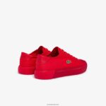 Lacoste נעלי סניקרס בגווני קנבס gripshot DZ4D0D2748 אדום אדום rr1 נשים - Image 3