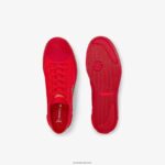 Lacoste נעלי סניקרס בגווני קנבס gripshot DZ4D0D2748 אדום אדום rr1 נשים - Image 4